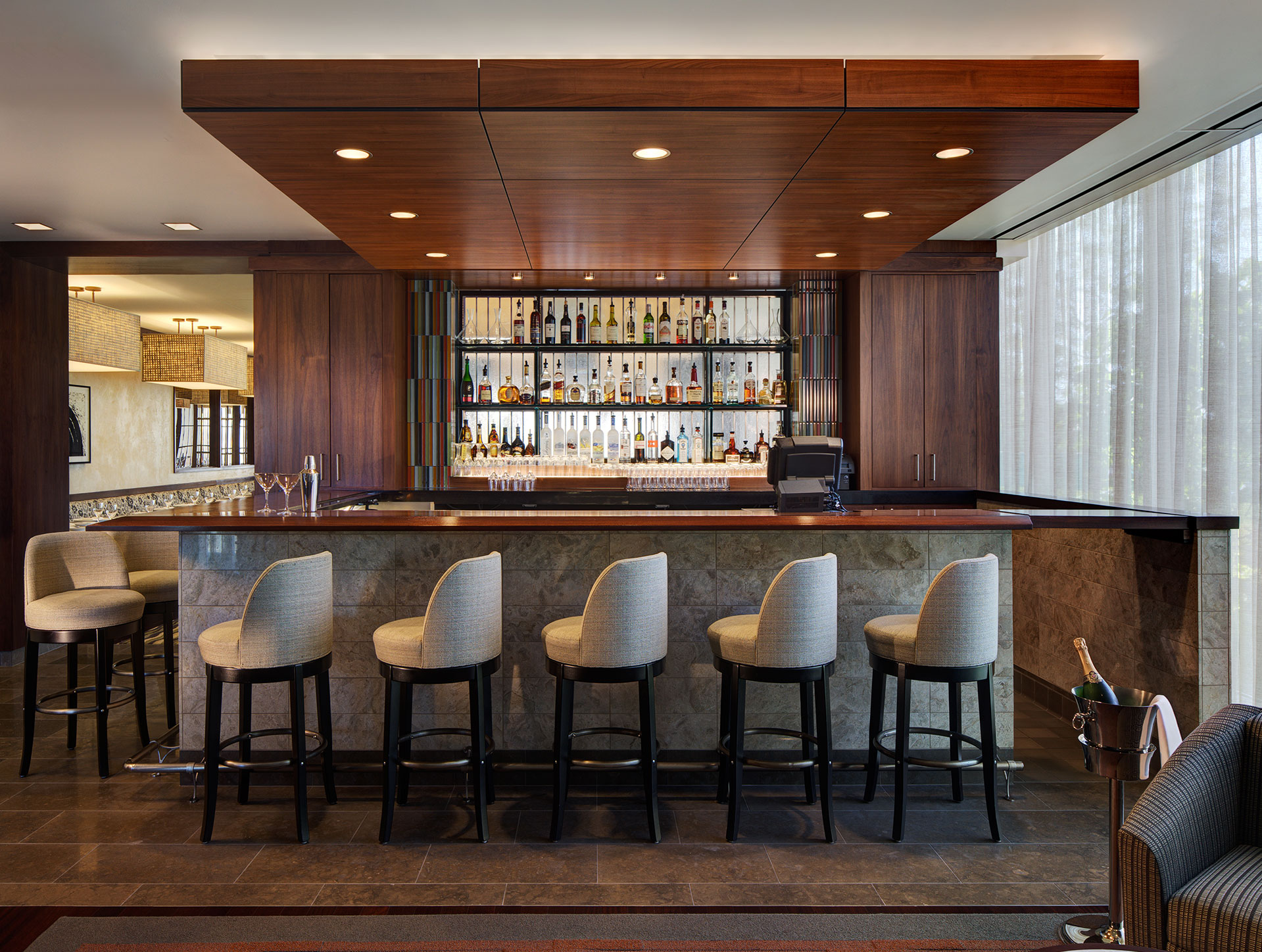 custom bar millwork